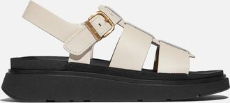 FitFlop Womens FitFlop GEN-FF LEATHER Womens Fisherman Sandals Paris Beige - Cream - Size: 4