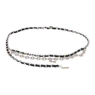 Gestuz GZchannie Ketting Riem - Dames - Accessoires - Grijs - Maat: ONE Size Poliester