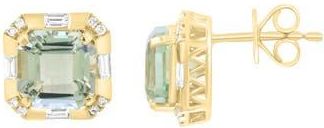Effy Green Amethyst & Diamond Earrings at Nordstrom Rack
