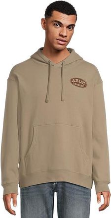 Ariat Sendero Slow Horses Hoodie Mens Sweater Brindle : XL, Cotton/Polyester