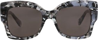 Chlo&eacute; Square-Frame Recycled Acetate Sunglasses