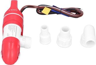 Elle Bomba De Achique El&eacute;ctrica Autom&aacute;tica De Perfil Bajo De 1100 Gph/4160 Lph En Acero Inoxidable, 12 V Cc, Rotaci&oacute;n De 360&deg; Para Embarcaciones