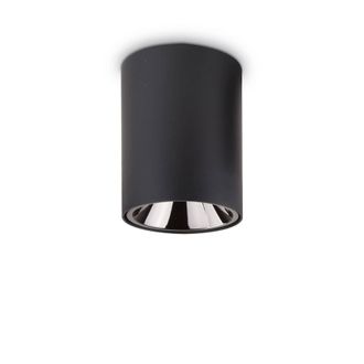 Netlighting Nitro LED 1 Light Round Surface Mounted Downlight Black