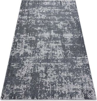 RugsX Rugsx - Carpet casa, eco sisal Boho vintage 2809 grey / anthracite, recycled carpet grey 133x190 cm