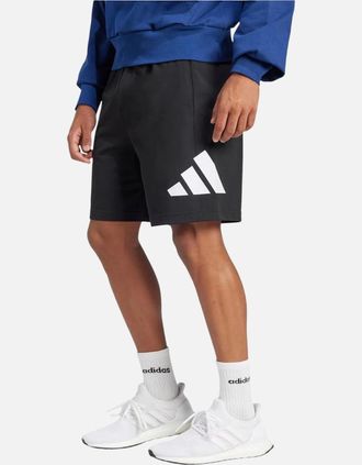 adidas Mens Adidas Essential Mens Shorts Poly Cotton Dri Fit Sportswear Summer Beach Bermuda - Black - Size: 37/36/32