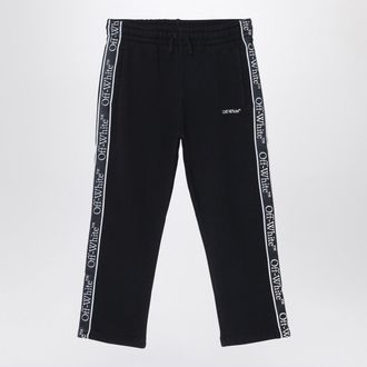 Off-white Black Cotton Jogging Trousers