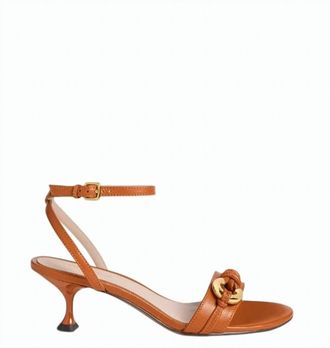 Coccinelle Finn Smooth Leather Spool Sandals