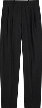 Givenchy Pleated Tapered-leg Wool and Mohair-blend Trousers - Black - 34 (UK6 / XS)