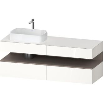 Duravit Duravit Qatego Consola Mueble Bajo Lavabo, 2 Extensiones, 2