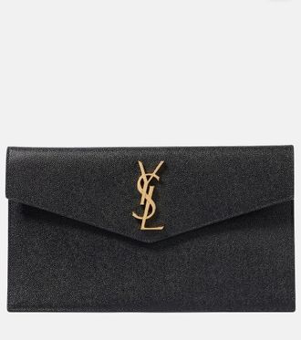 Saint Laurent Uptown leather clutch
