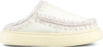 Mou Handgemaakte Schapenvacht Klomp Wit - Dames - Slip ons - Wit - 41 EU - Schoenen