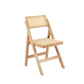 Klast Silla de comedor de madera natural 46x82 cm