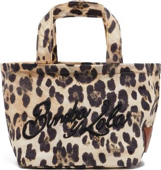 Bimba & Lola mini leopard-print tote bag - women - Polyamide - OS - Neutrals