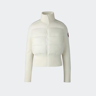 Canada Goose HyBridge Wide Quilt Knit Jacket (Women, Cottongrass, L)