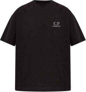 C.P. Company C.p. Company, Heren, Tops, Zwart, Maat: XL Katoen