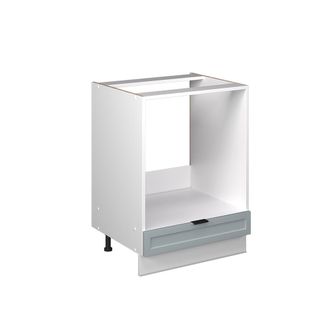 Vicco Armario Para Horno Empotrado Fame-line, Azul Claro-gris, 60 Cm Sin Encimera Vicco