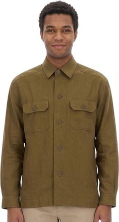 HUGO BOSS Brown Regular Solid Shirt