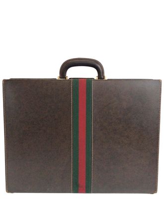 Gucci Vintage Leather Business Briefcase (Authentic Pre-Loved)