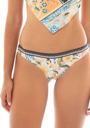 Agua Bendita Lola Jardim Bikini Low Rise Cheeky Bottom In Multicolor