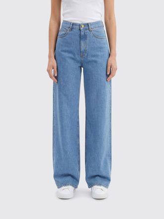Blaz&eacute; Milano Cotton Denim Palazzo Jeans