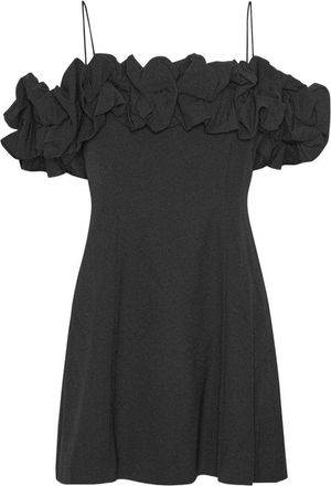 Rotate A-Line Mini Dress With Off-Shoulder Ruffled Detail