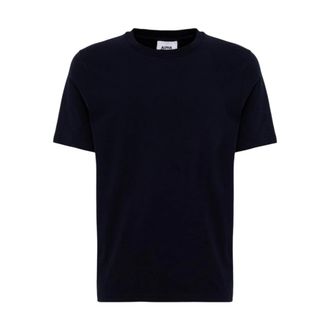 Alpha Studio T-Shirts, male, Blue, L, Modern Short Sleeve T-shirt