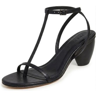 Free People Womens La La Land Strappy Heeled Sandals, Black