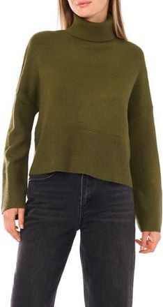 Parker Turtleneck Crop Sweater in Grecian Olive at Nordstrom Rack, Size Xx-Large