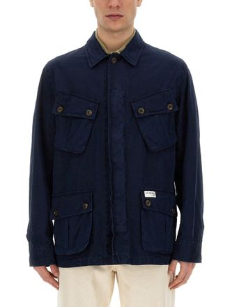 Fay Relaxed Fit Cotton Jacket
