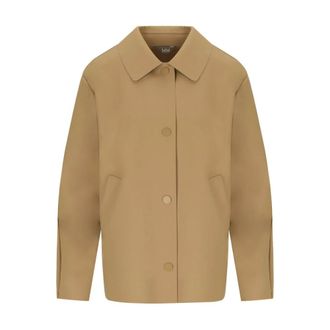 Max Mara Dames, Jassen, Beige, Maat: M Poliester