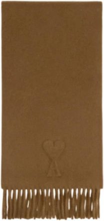 Ami De Coeur Sjaal - Dames - Wintersjaals - Bruin - ONE Size - Wol - Accessoires