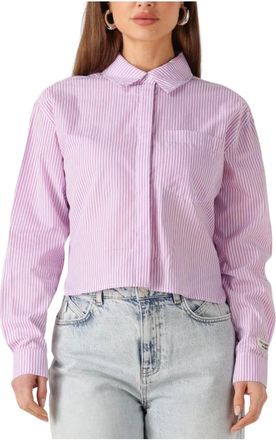 Colourful rebel Dames, Blouses & Shirts, Roze, Maat: 2XL