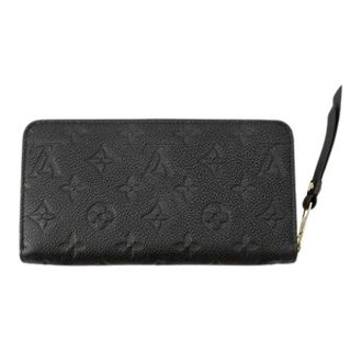 Louis Vuitton Pre-owned Long wallet (bi-fold) - Dames - Pre-owned - Zwart - Maat: ONE Size Leer