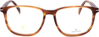David Beckham Db 1017 Rectangular Tortoiseshell Acetate Eyeglasses