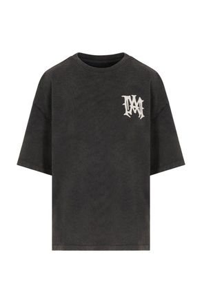 Amiri WOMENS AMIRI HOLLYWOOD OS T SHIRT Size: XXS, colour: BLACK