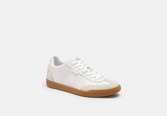 Coach Womens Brady Sneaker in White, Size 5.5
