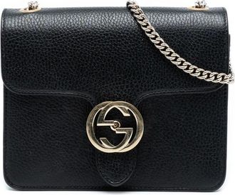 Gucci Borsa a tracolla Dollar GG piccola in pelle di vitello 2016-2025 - Nero