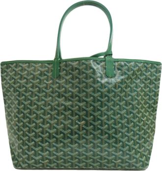 Goyard Green Coated Canvas Tote Bag (Pre-Owned)