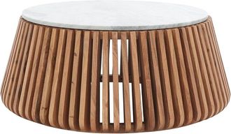 Safavieh Couture Luanne Marble Top Coffee Table