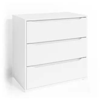 Vicco Cassettiera Per Camera Da Letto Ruben, Bianco, 80 X 77.6 Cm