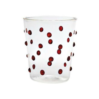 Zafferano Bicchiere Zafferano Party Tumbler Rosso 45 Cl Set 6 pezzi In Vetro