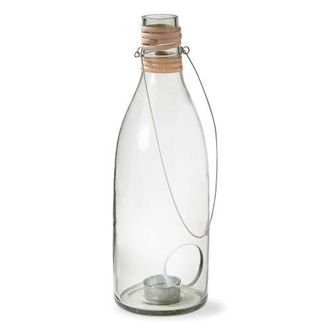 Tag Large Recycled Blown Glass Lantern Candle Holder Clear at Nordstrom