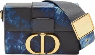 Dior Pre-owned Leather Cross Body Bag - Dames - Vintage Schoudertas - Blauw - ONE Size - Leer - Vintage