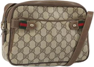 Gucci Pre-owned Cross Body Bags, female, Beige, Size: ONE SIZE Pre-owned Plastic Cross Body Bag