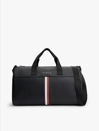 Tommy Hilfiger Metallic Logo Signature Tape Duffel Bag