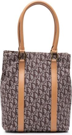 Dior Pre-owned Printed Tote Bag - Dames - Vintage Shopper - Bruin - ONE Size - Vintage