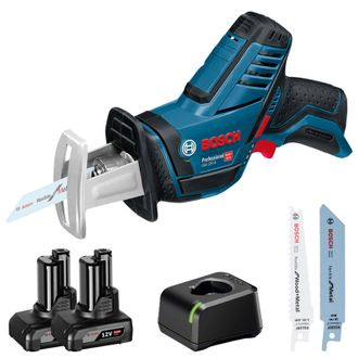 Bosch Sierra De Sable A Bater&iacute;a Gsa 12v-14 / 2x 4,0 Ah Bater&iacute;a + Cargador