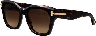 Tom Ford Dames, Accessoires, Bruin, Maat: 53 MM Taf