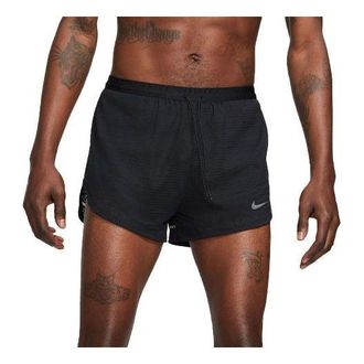 Nike Dri-fit Run Division Pinnacle Casual Solid Color Running Shorts Black DA1295-010