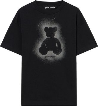 Palm Angels SPRAY BEAR REGULAR TEE Size: L, colour: BLACK